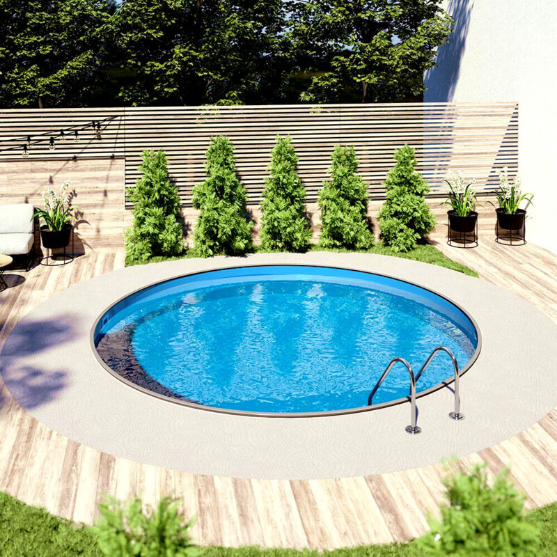 Aqualux - Piscine acier enterr&eacute;e ovale 1.20 x 7 x 3.50 m 31m3 - WM243