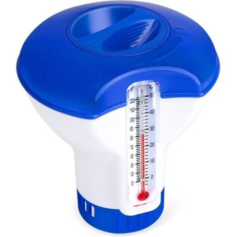 Piscine avec thermomètre Gobelet flotteur pour piscine, doseur automatique, diffuseur flottant pour spa, piscine, bassin,-LIAIKI