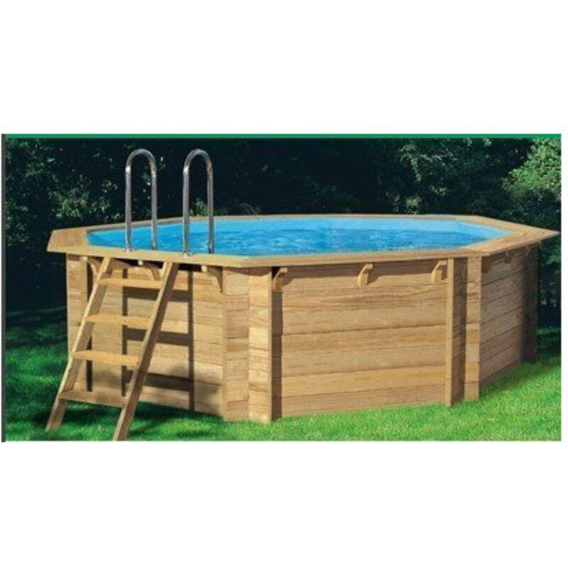 BWT Piscine en Bois Hors-Sol Tropic 414 Octogonale  myPOOL