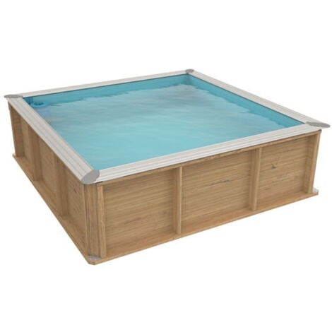 PROCOPI Piscine bois PISTOCHE 2x2m