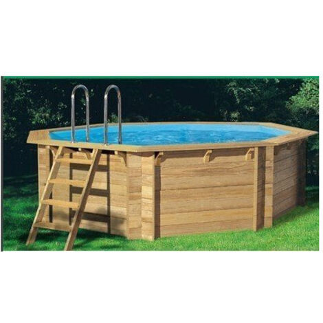 Piscine bois TULUM Premium 414 et 505  Diamètre 414 cm