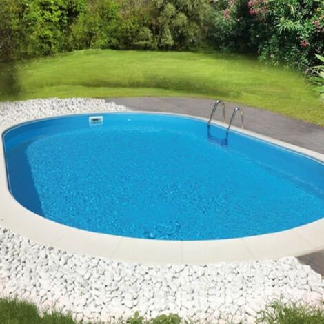 Piscine de jardin ovale avec filtre sable 737x360x150 cm Kit Diamant