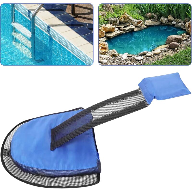 Piscine de sauvetage d'animaux - Rampe de sauvetage pour piscine - Bleu