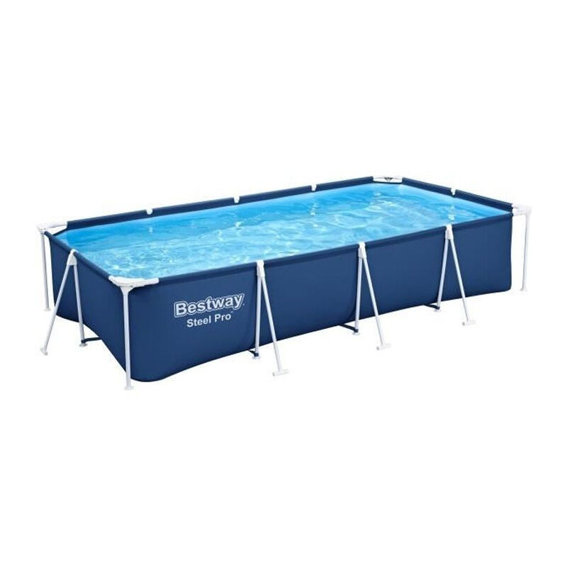 Bestway - Piscine hors sol rectangle Steel Pro 400 x 211 x 81 cm
