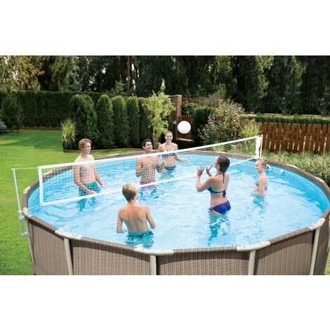 Piscine Elite métal Frame 4.27x1.07m Skimmer SFX1100 + 2 cartouches A/C