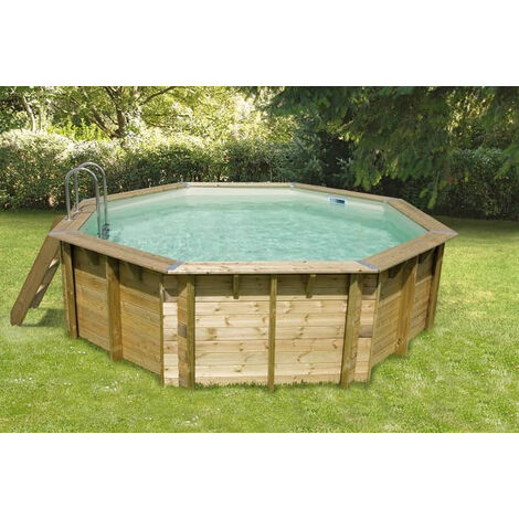 Piscine Océa Ø 430 - H120 cm - Liner gris 75/100ème