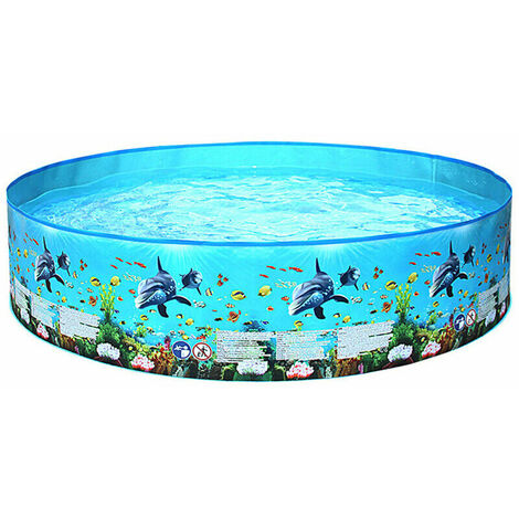 Piscine en plastique dur Portable sans gonflage piscine pliable piscine familiale piscine ronde pour bébé enfants adultes