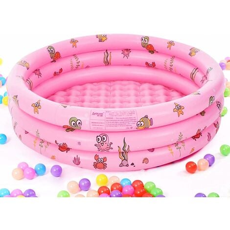 Ronde Gonflable Piscine Bébé 25-28 Profondeur Enfants Jardin Pataugeoire