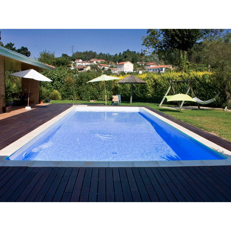 Piscine Enterrée Acier Sunkit Rectangulaire Bleu France Sku 008984