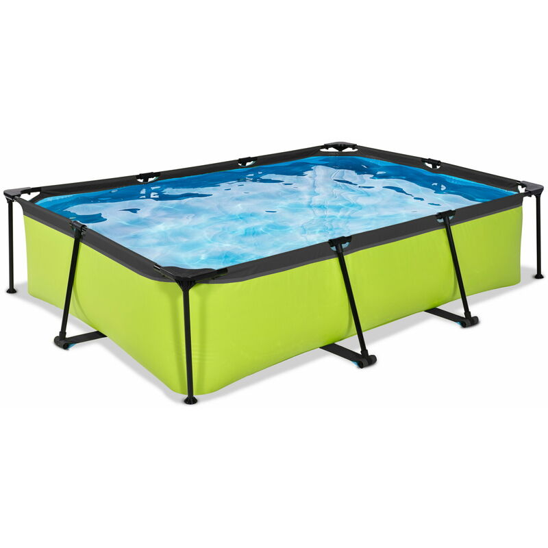 Exit Toys - Piscine exit Lime 300x200x65cm avec pompe filtrante - vert
