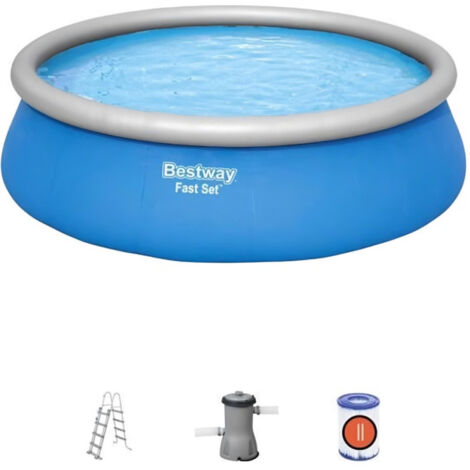 Piscine Hors Sol Ronde Bestway 57289 Fast Set 457x122 cm
