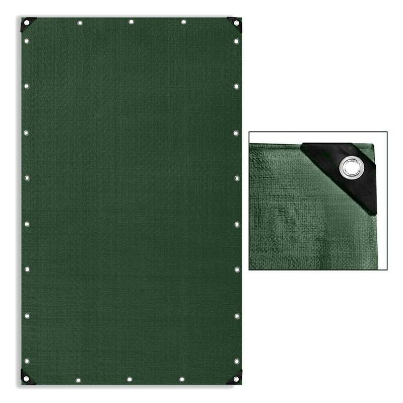 Bâche de protection tissée Bâche pour accessoires de jardin Bâche en bois 180 / 3x4