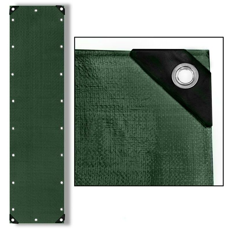 Bâche de protection tissée Bâche pour accessoires de jardin Bâche en bois 260 / 1,5x6