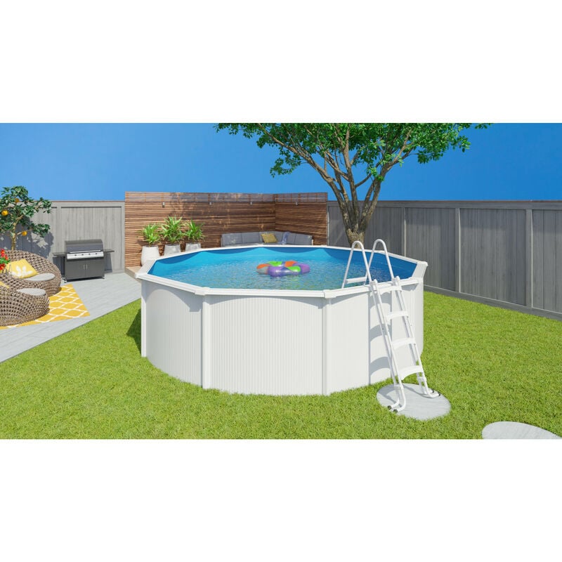 M&s - piscine fuori terra in acciaio diametro 3,90 m - pi8700-1 - trigano jardin