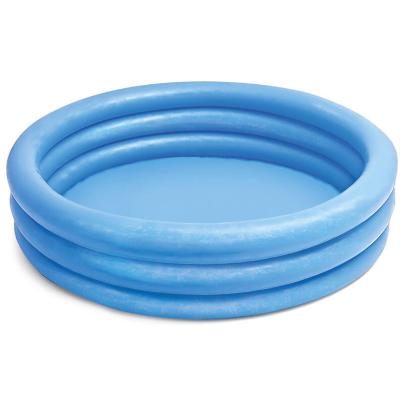 Intex - Piscina Rotonda Crystal Blu 3 Anelli +2 Anni - cm.147x33h. - peso kg.1,45 (58426)