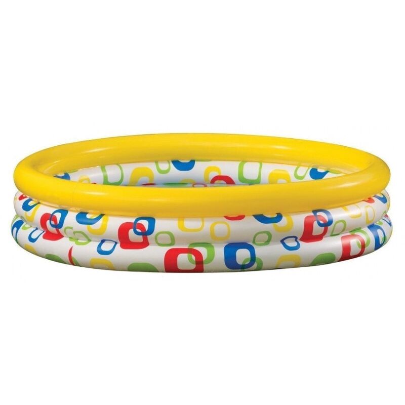 58439NP piscine hors sol piscine gonflable rond multicolore - Intex