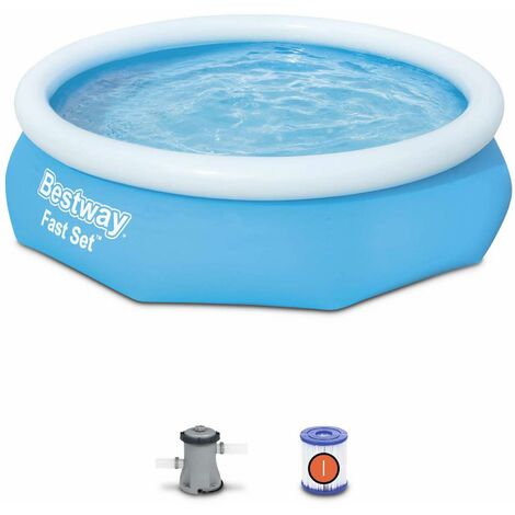 Piscine Gonflable Autoportante Bleue Bestway Diamant 300 X 76