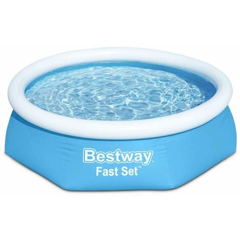 Piscine gonflable autoportante bleue BESTWAY – Emeraude - Ø 244 x 66 cm. piscine hors sol autostable ronde