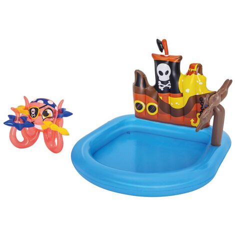 Piscine gonflable bateau pirate