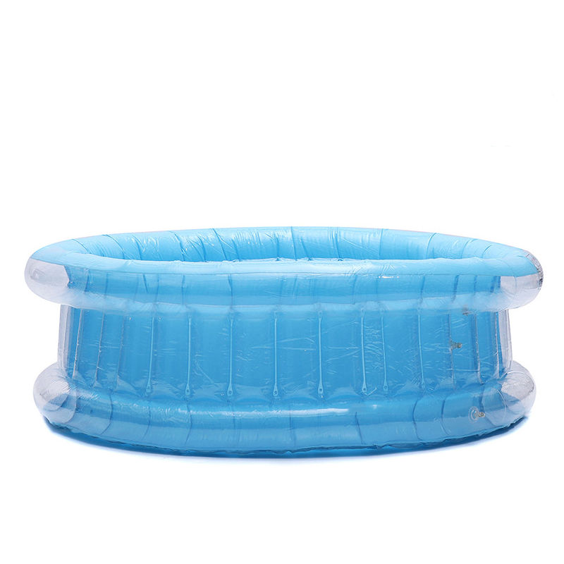 Piscine gonflable bébé 130x45cm jeu de l'eau bleu
