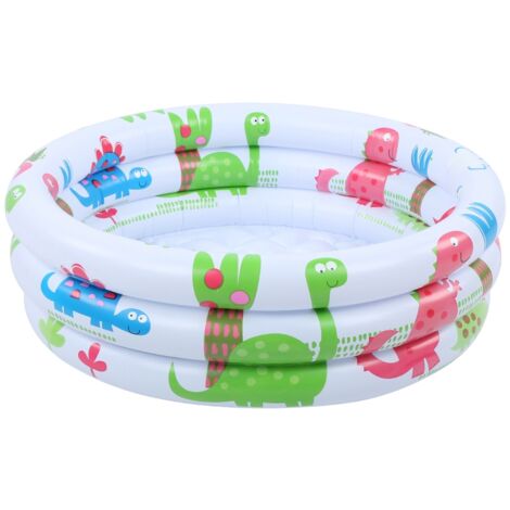 Piscine Gonflable Bébé Dinosaure Cartoon Portable pour Enfants - Intérieur Extérieur