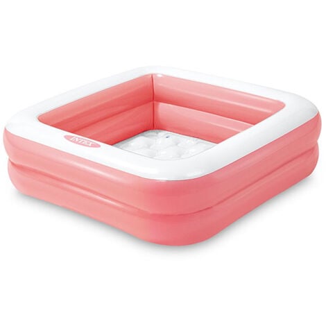 Piscine gonflable carrée Rose - Intex