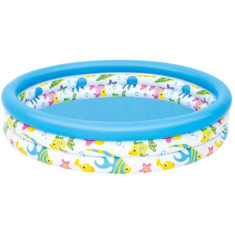 Piscine Gonflable, Enfant Baignoire Gonflable Piscine，Ronde pour bébé Piscine À Balles Piscinette,Gonflable Jouets d'eau Enfants, Piscine pour Enfants(12225cm)