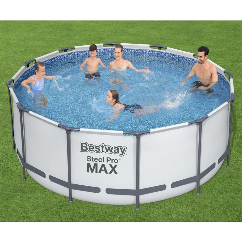Bestway Ensemble de piscine Steel Pro MAX Rond 366x122 cm
