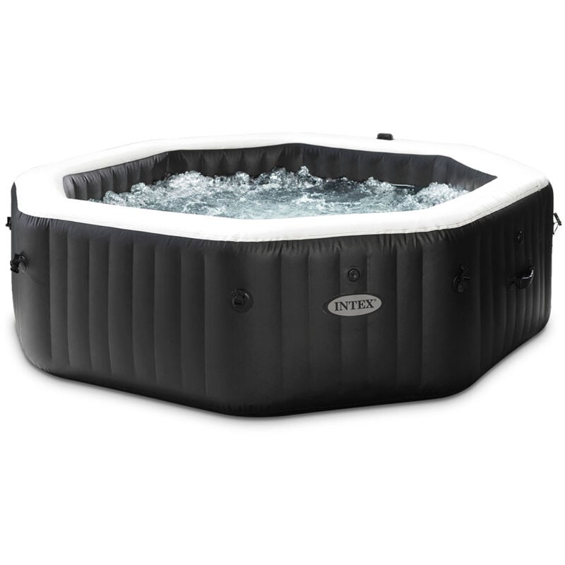 Spa gonflable PureSpa Carbone octogonal Bulles et Jets 6 places Intex