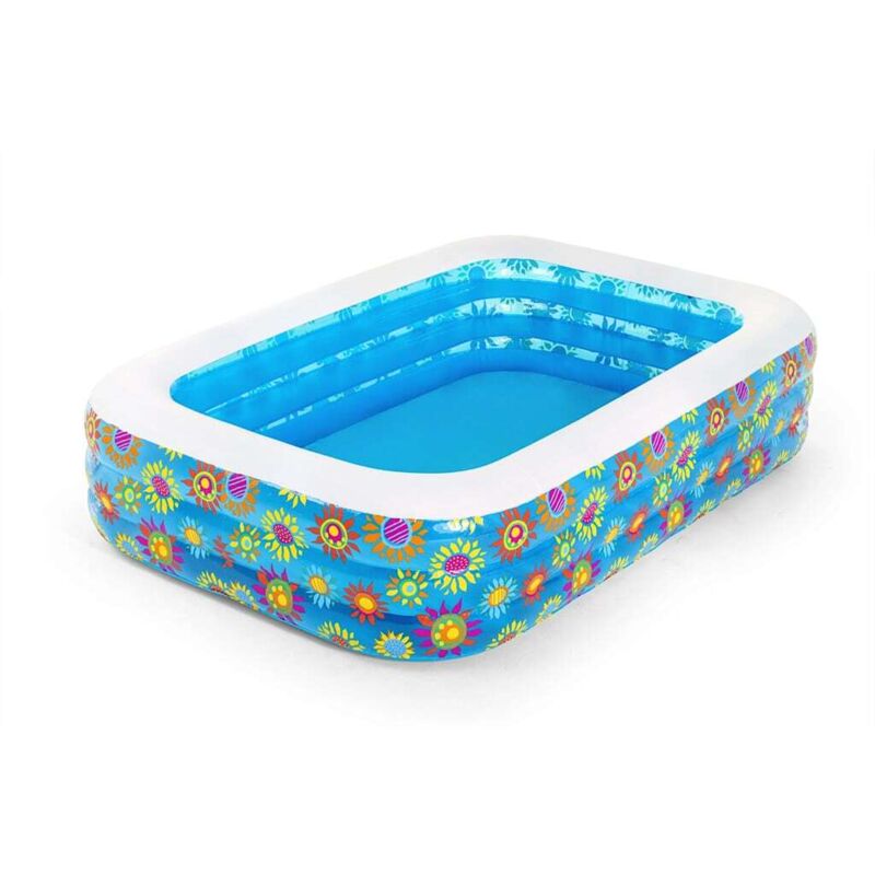 Bestway - Piscine gonflable pour enfants Bleu 229x152x56 cm
