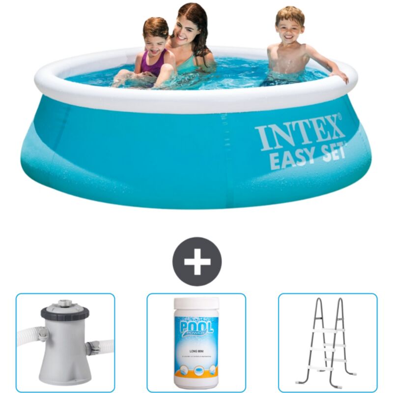 Piscine Gonflable Ronde Easy Set Intex 183 x 51 cm - Bleue - Incluse Accessoire CB84