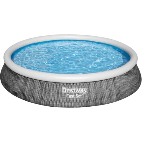 Piscine gonflable ronde HAWAI - Gris