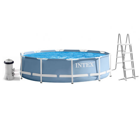 Piscine Hors Sol 732x132 Cm Intex Kit Complet Filtre à Cartouche