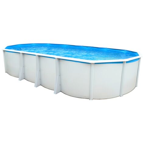 Piscine hors-sol acier Toi IBIZA ovale 915X457X132cm filtre à sable
