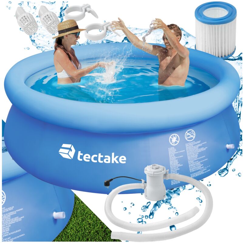 Tectake - Piscine gonflable autoportée ronde Ø300 cm -