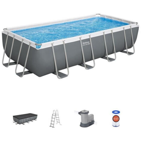 Piscine hors-sol rectangulaire Bestway Steel Pro Max 56465 549 x 274 x 122 cm 14 812 L