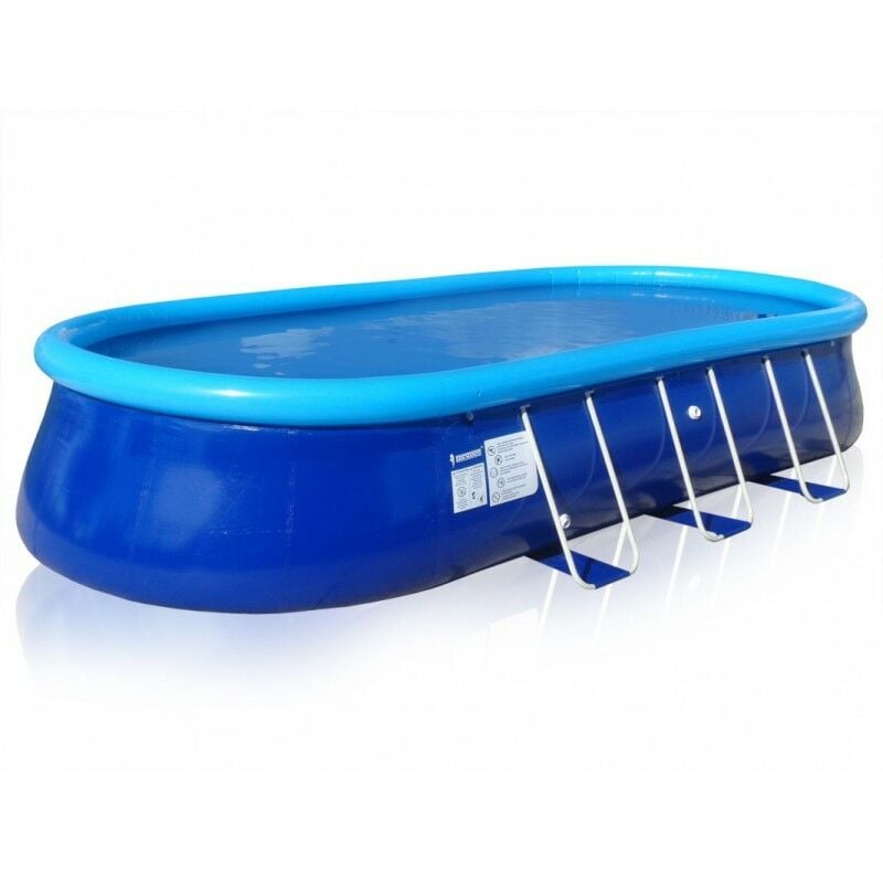 Piscine hors sol San Marco 732x366x122 cm kit piscine argenté