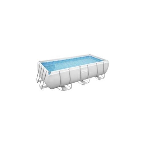 Piscine hors-sol tubulaire BESTWAY Power Steel 404x201x100 cm Épurateur à Cartouche de 2 006 L/H Échelle