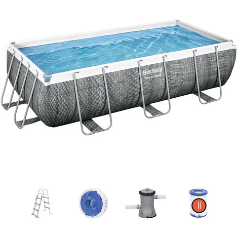 Piscine tubulaire rectangulaire Intex et Bestway à prix mini