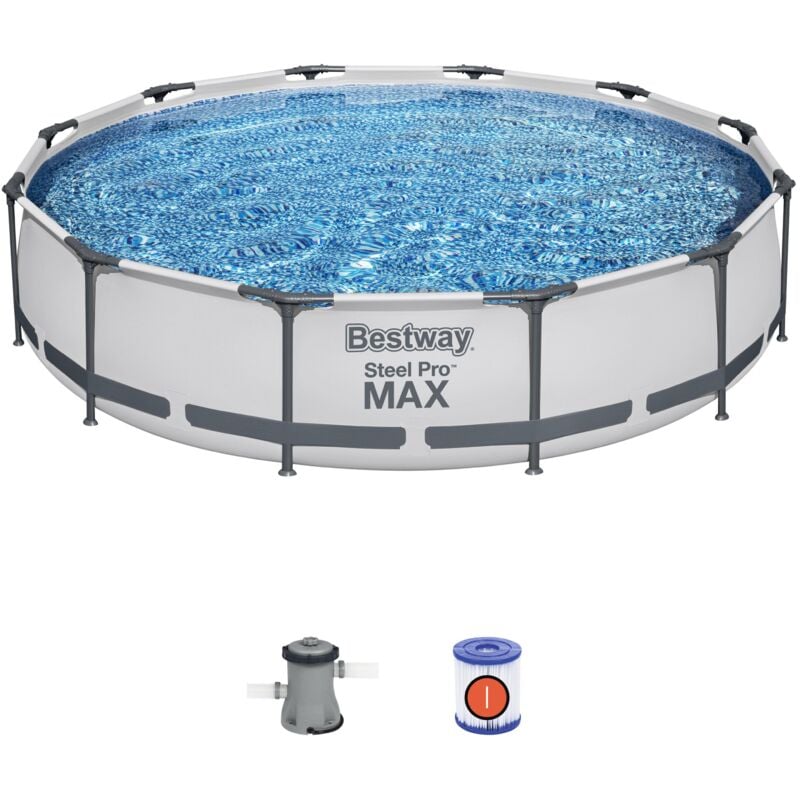 Bestway - Piscine hors sol ronde Steel Pro Max 366 x 76 cm
