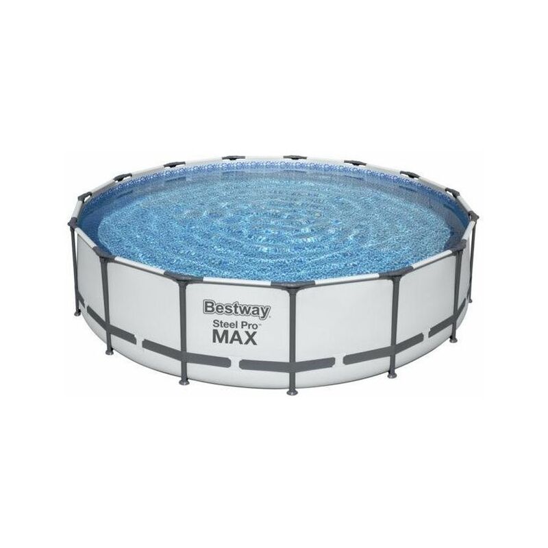 Bestway - destockage - Piscine tubulaire ronde Steel Pro Max 4,57 x 1,07 m