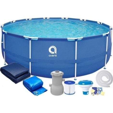 Piscine Hors-sol Tubulaire - complète - 305x76 cm - avec pompe