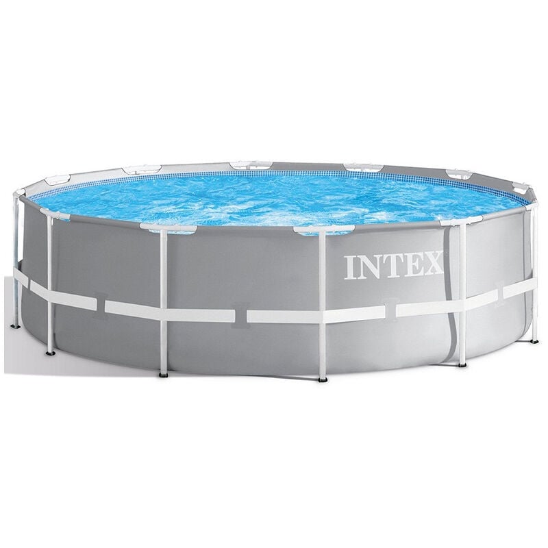 Intex - Piscine tubulaire Prism Frame - Ronde - 366x122cm