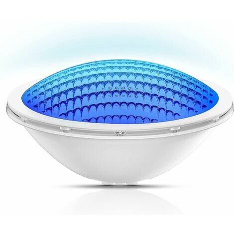 Piscine Led Par56, 18w Piscine Projecteur Led Piscine Lampes Pure Blue Submersible Lumire, 600lm, Faisceau Angle 120, Ip68 Tench, 12v Ac/dc