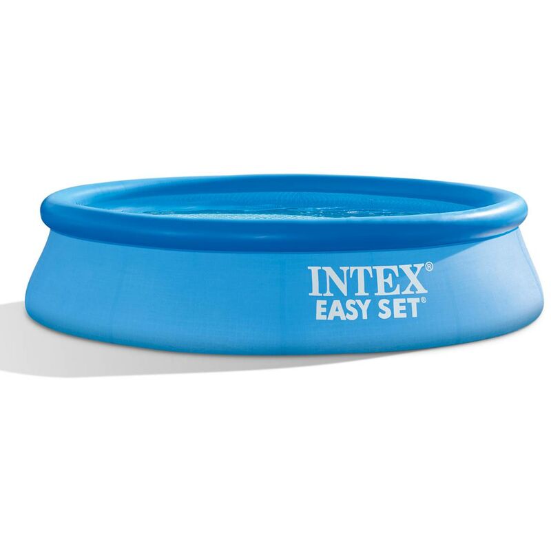 Intex - 28106np – Piscina Fuori Terra Easy Set Rotonda, 1942 L, Pvc, Azzurro, 244x61 Cm