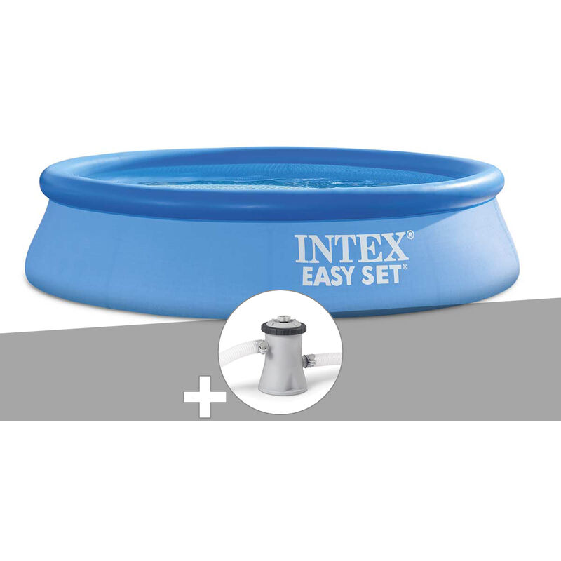 Kit piscine autoportée Intex Easy Set 2,44 x 0,61 m + Épurateur à cartouche