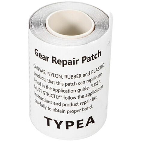Piscine Patchs Réparation Tente Autocollant réparation Ruban, TPU Imperméable Réparation des Autocollants Tenacious Tape pour Auvents, Dériveurs et Matelas Gonflables