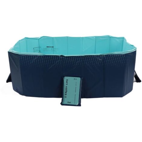 Piscine pliable surdimensionnée, gonflage gratuit pour la maison et l'extérieur, 1.6m / 5,25 pieds