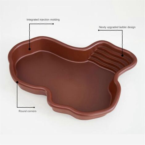 Piscine pour reptiles, bol d'eau pour tortue, hamster, léopard, B--