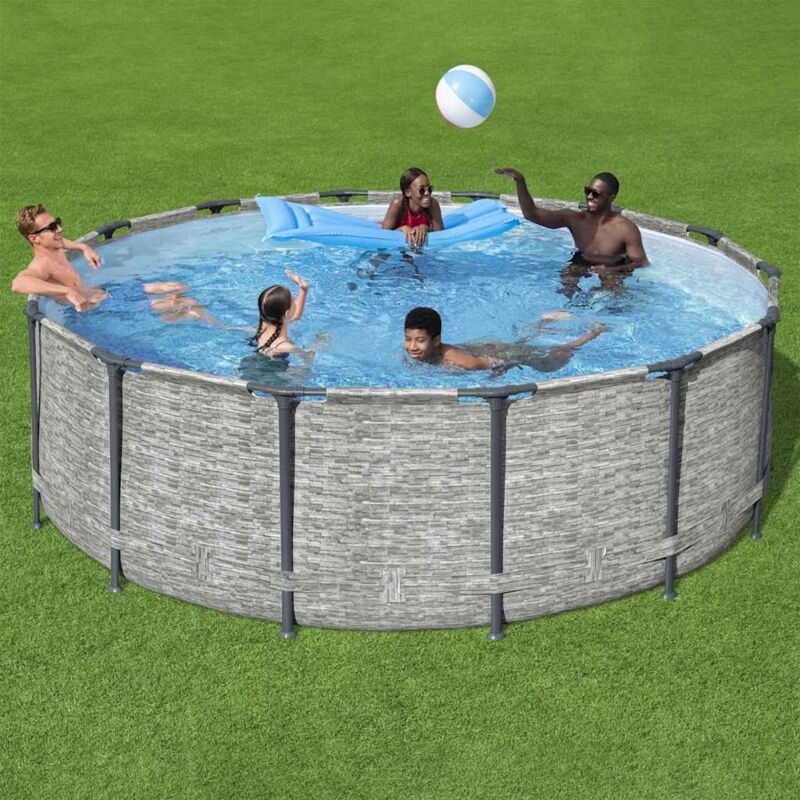 Piscine Power Steel 427x122 cm - Bestway